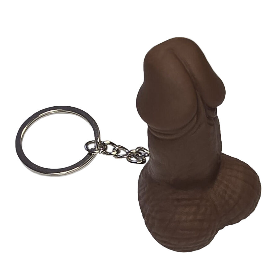 Porte-clés sifflet pénis teinte foncée Diablo Picante, photo principale