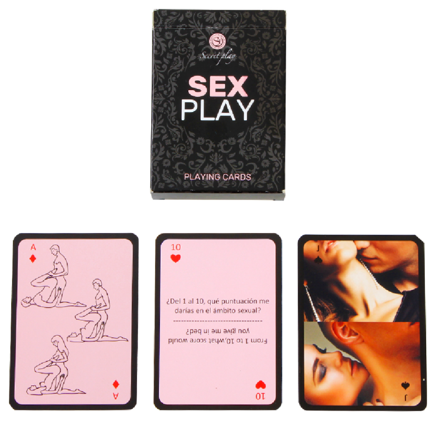 Jeu de cartes Sex Play espagnol anglais Secret Play, photo principale