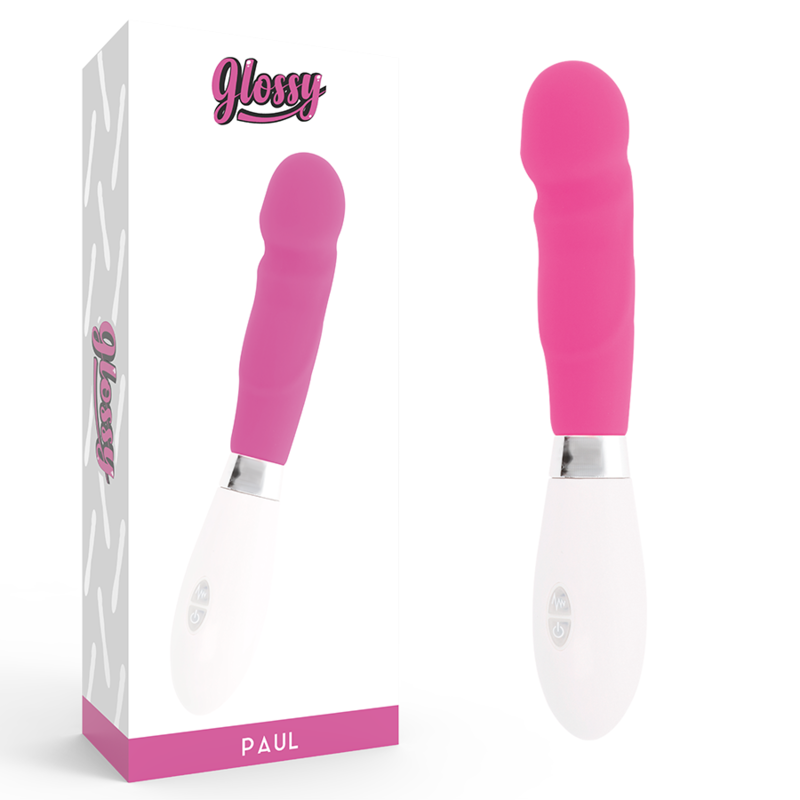 vibromasseur point G courbé rose 10 modes Paul Glossy vue 1 sur 6