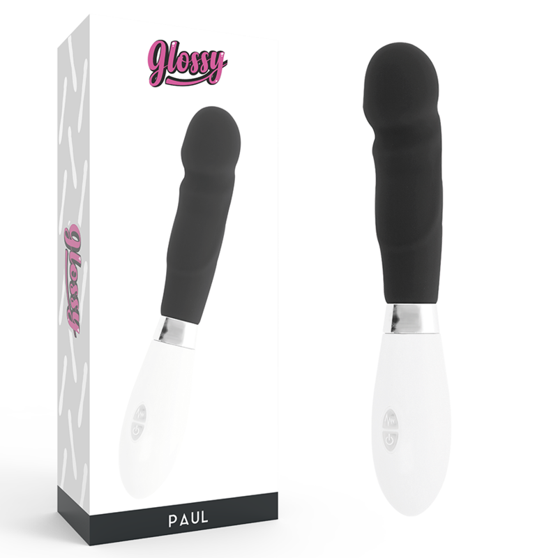 vibromasseur point G courbé noir 10 modes Paul Glossy vue 1 sur 6