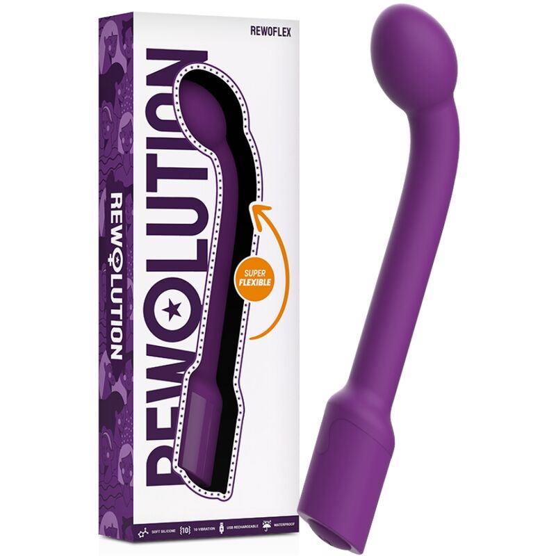 Vibromasseur point G flexible rechargeable Rewoflex Rewolution photo principale
