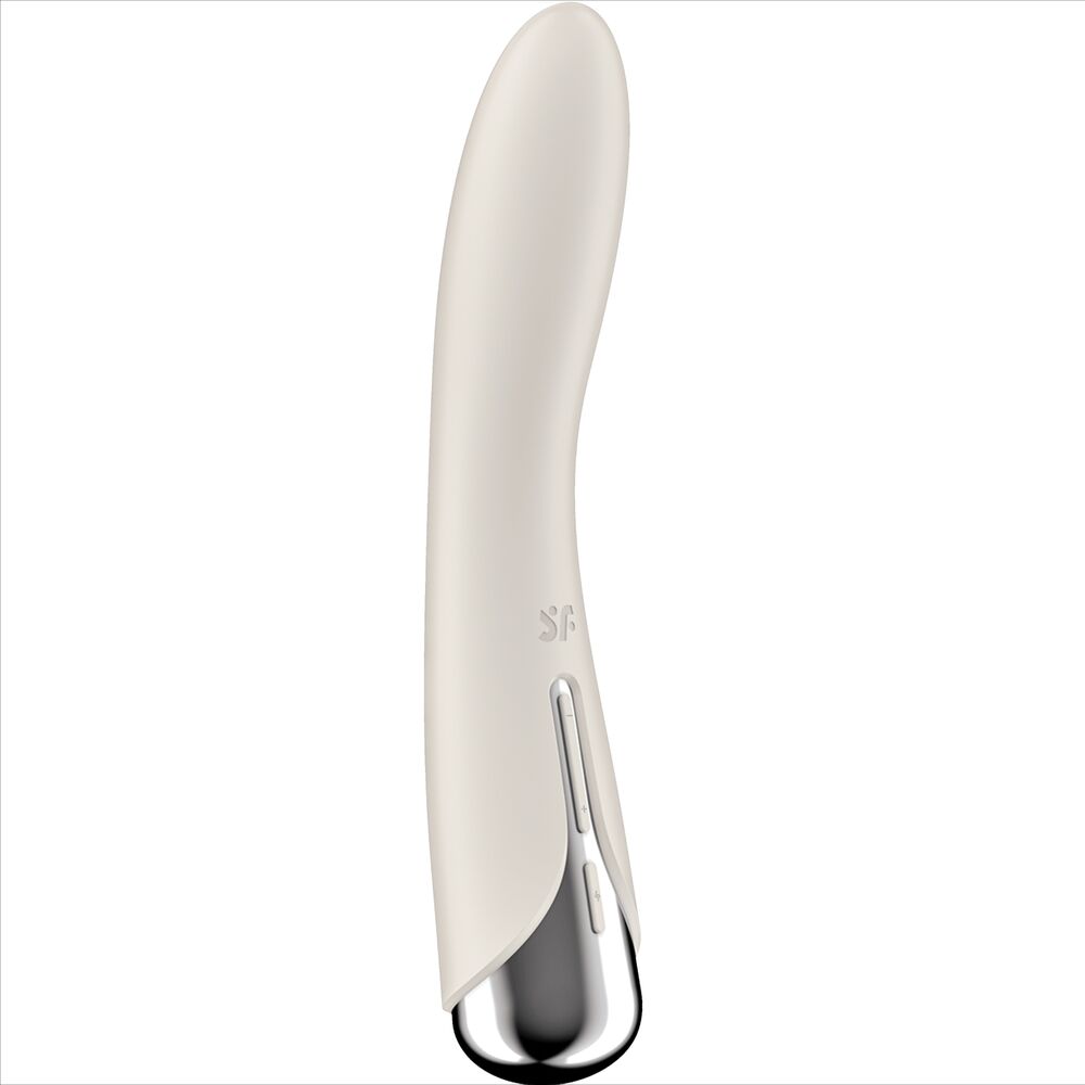 vibromasseur rotatif point G beige Spinning Vibe 1 Satisfyer vue 1 sur 7