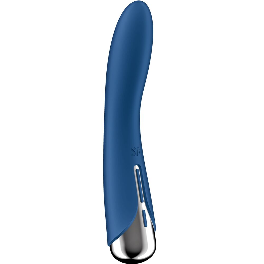 vibromasseur rotatif point G bleu Spinning Vibe 1 Satisfyer vue 1 sur 7