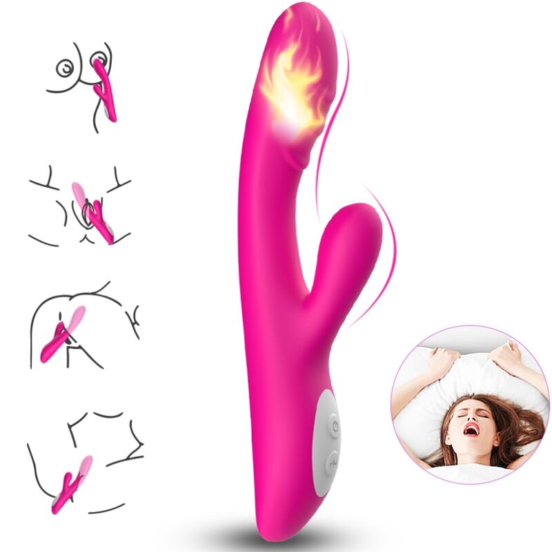 vibromasseur rabbit chauffant point G fuchsia Spark Armony vue 1 sur 5