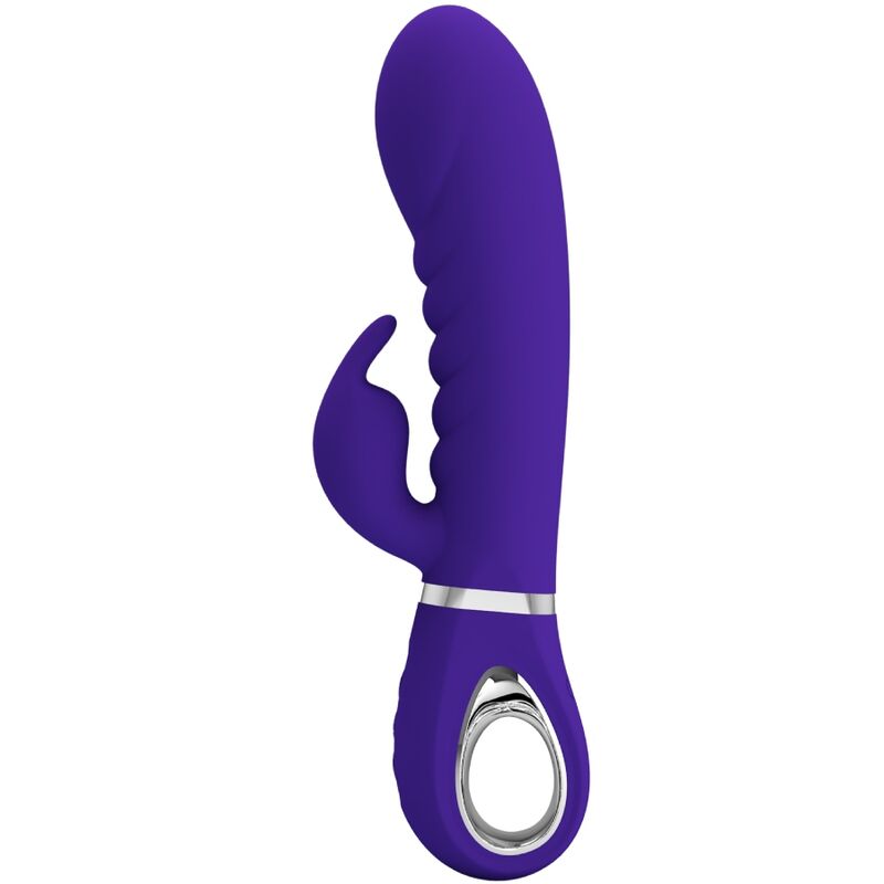 vibromasseur rabbit point G violet Prescott Pretty Love vue 1 sur 9