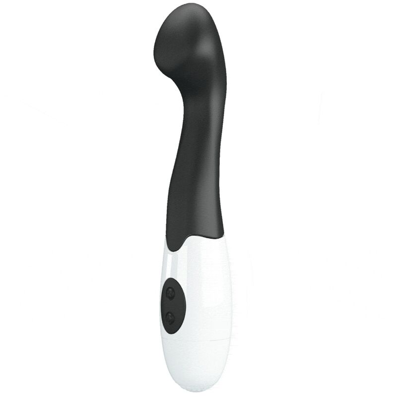 vibromasseur point G noir 30 vibrations à tête bulbeuse Charles Pretty Love, photo principale