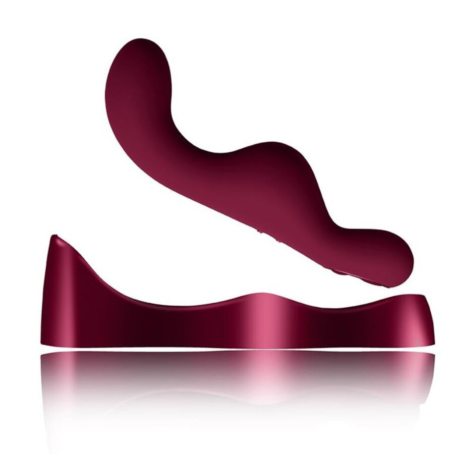 vibromasseur 2 en 1 télécommandé rouge Ruby Glow Rocks-Off vue 1 sur 10