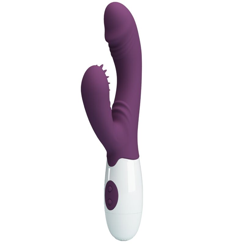 vibromasseur rabbit violet à ondulations 7 vibrations André Pretty Love, photo principale
