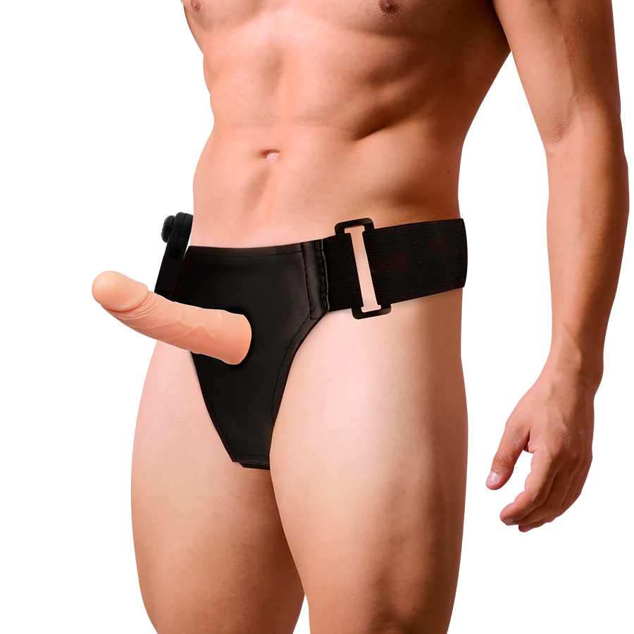 Harness Attraction Marcos, harnais creux avec vibrateur 15 x 5 cm, vue 1 sur 7