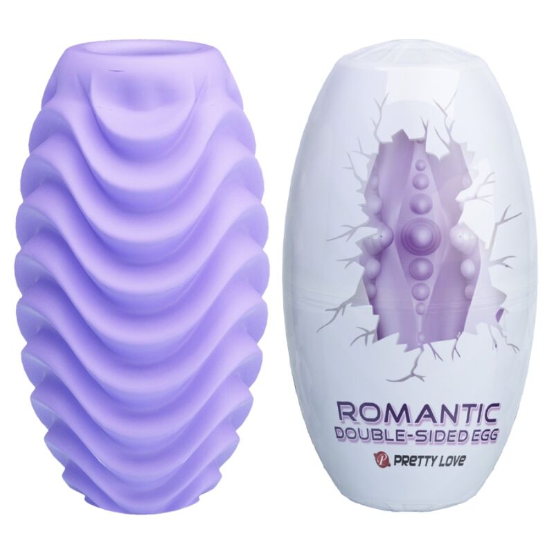 œuf masturbateur double face lilas Pretty Love photo principale