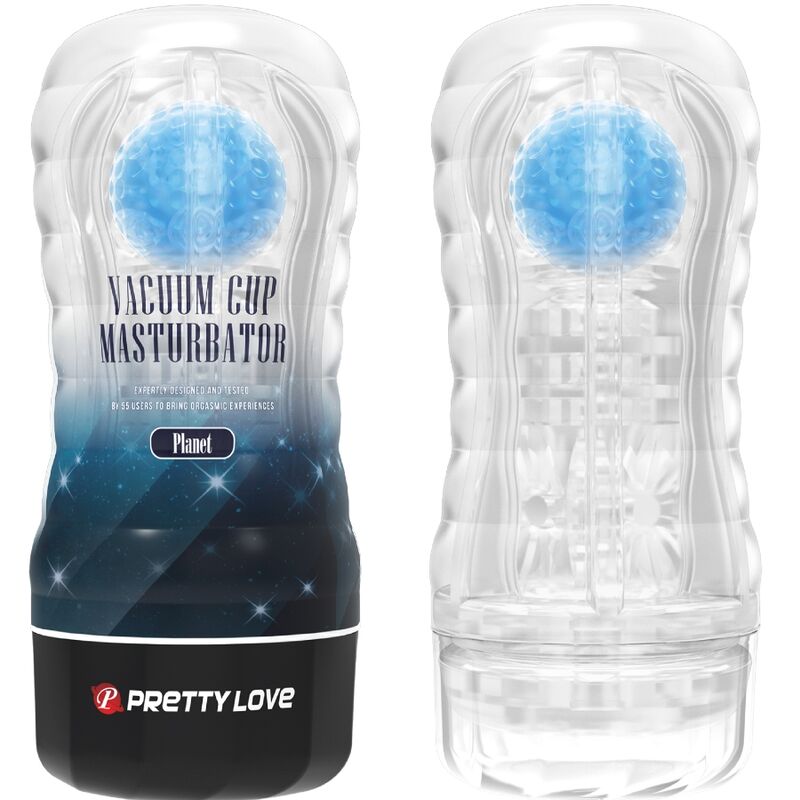 masturbateur tasse à bille roulante bleu Planet Pretty Love, photo principale