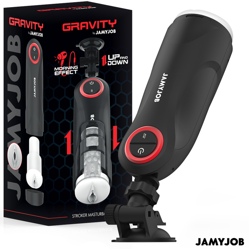masturbateur automatique 5 modes de poussée et aspiration Gravity Jamyjob, photo principale