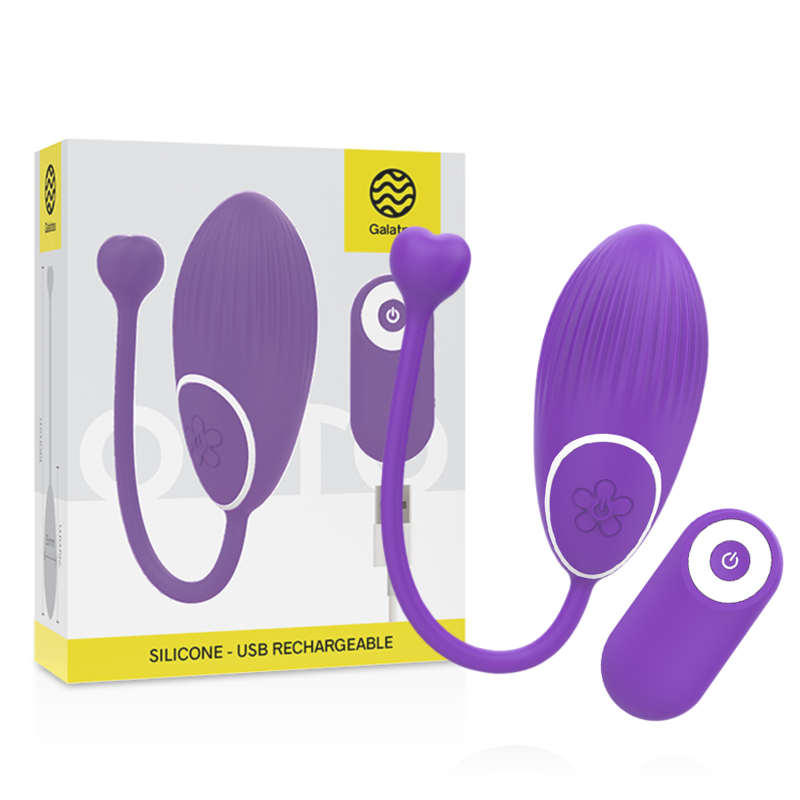 Stimulateur pour couple télécommandé lilas Otto Galatea, vue 1 sur 5