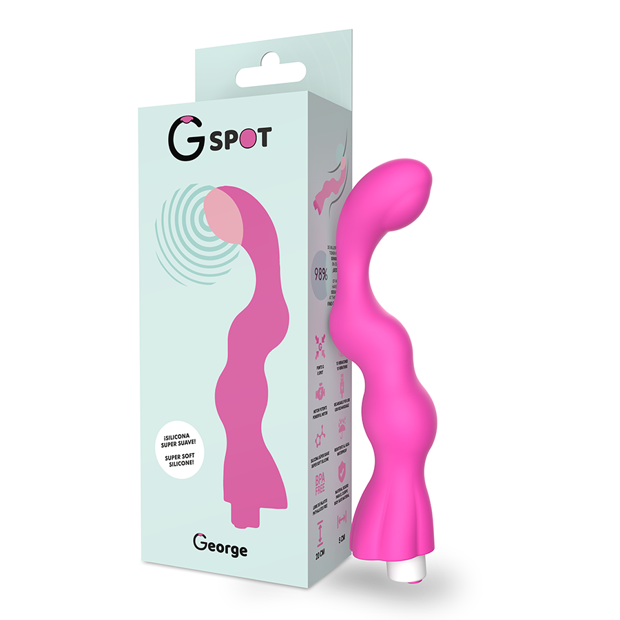 vibromasseur point G rechargeable rose George G-Spot vue 1 sur 5