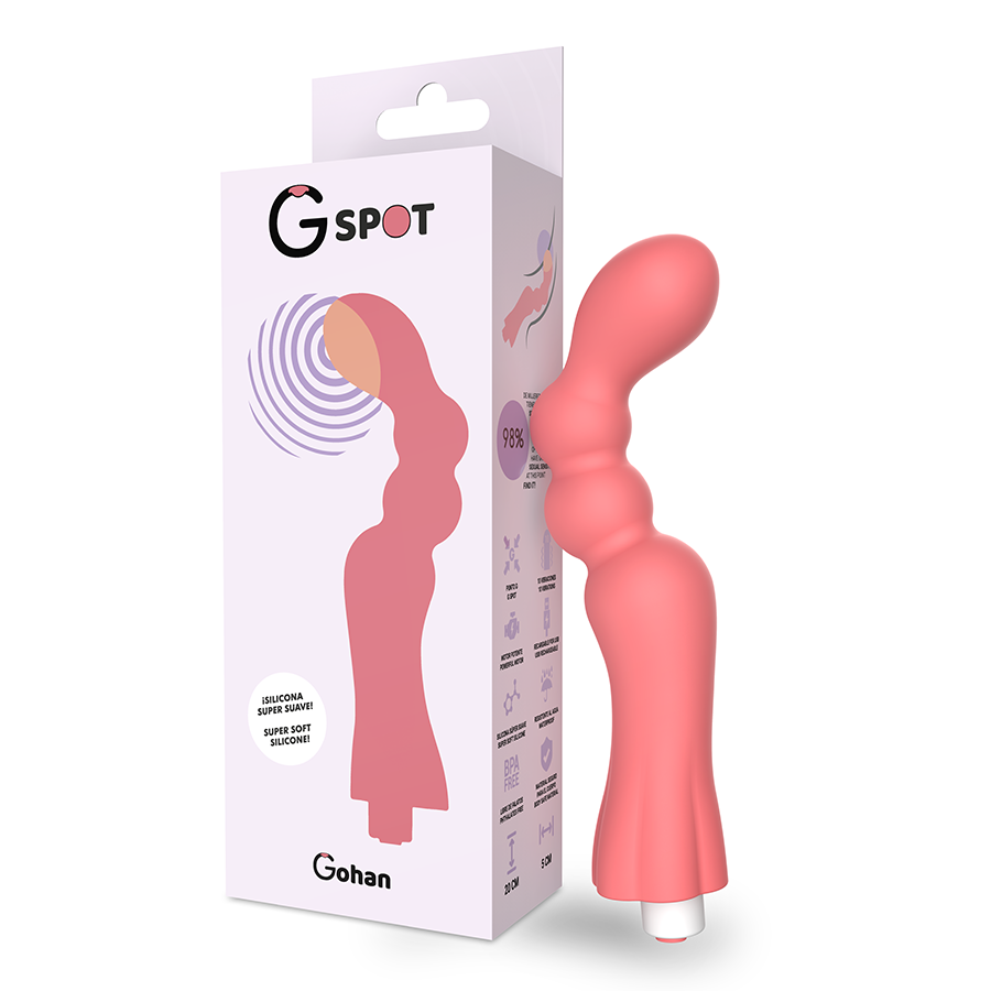 vibromasseur point G rechargeable rouge Gohan G-Spot vue 1 sur 5