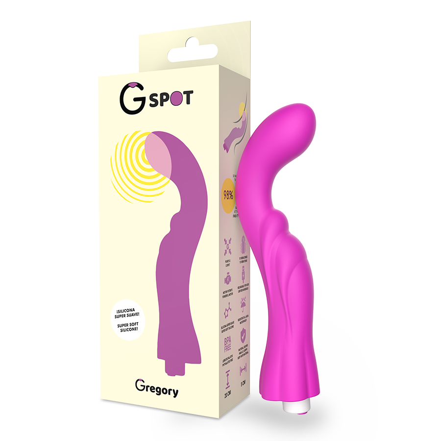 vibromasseur point G rechargeable violet Gregory G-Spot vue 1 sur 5
