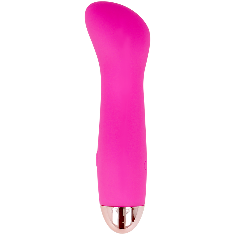 Vibromasseur rechargeable silicone rose One Dolce Vita, vue 1 sur 5