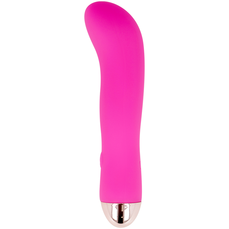 Vibromasseur rechargeable silicone rose Deux Dolce Vita, vue 1 sur 5