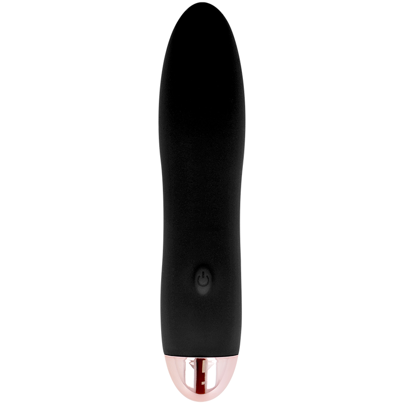 Vibromasseur rechargeable silicone noir Quatre Dolce Vita, vue 1 sur 4