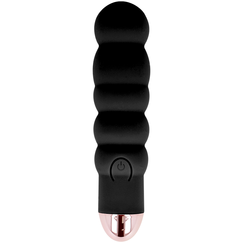 Vibromasseur rechargeable silicone noir Six Dolce Vita, vue 1 sur 4
