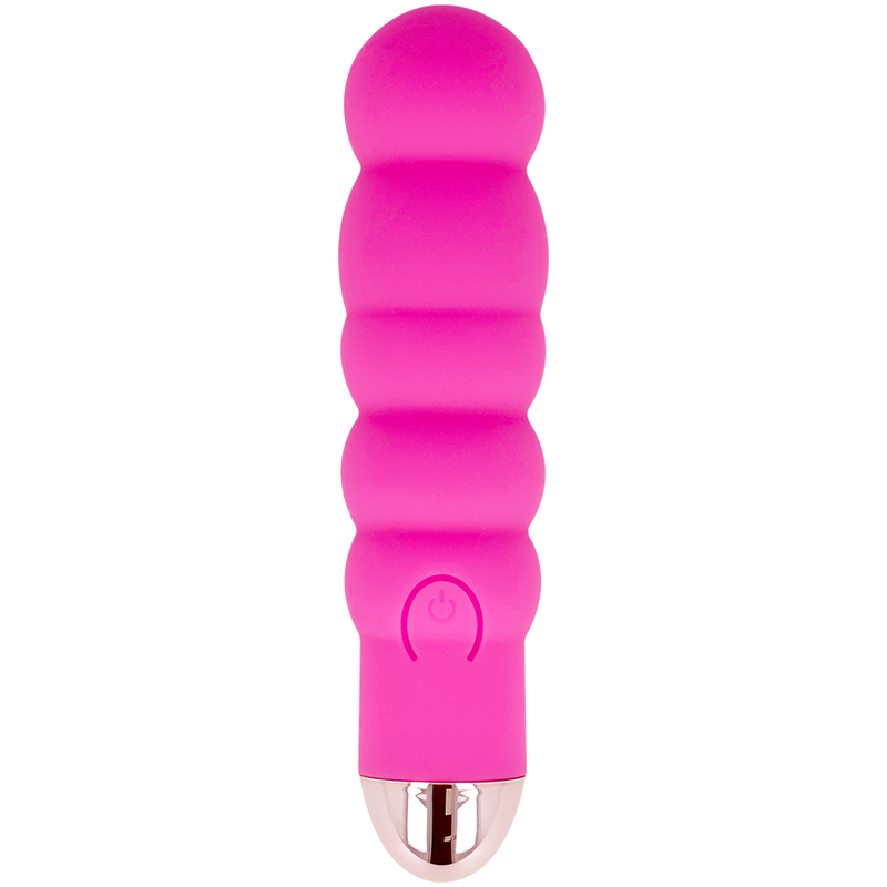 Vibromasseur rechargeable silicone rose Six Dolce Vita, vue 1 sur 4