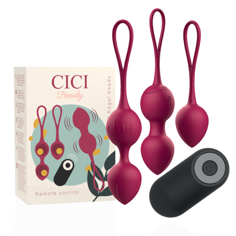 Boules de geisha vibrantes télécommandées kit 3 Cici Beauty, vue 1 sur 5