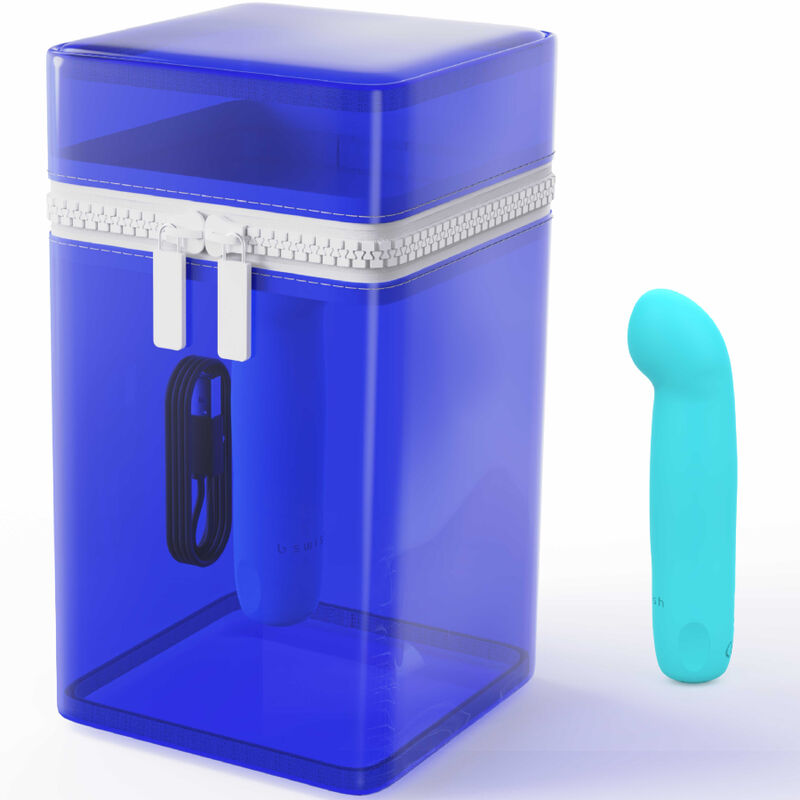 mini vibromasseur point G bleu avec trousse Bcute B Swish vue 1 sur 7