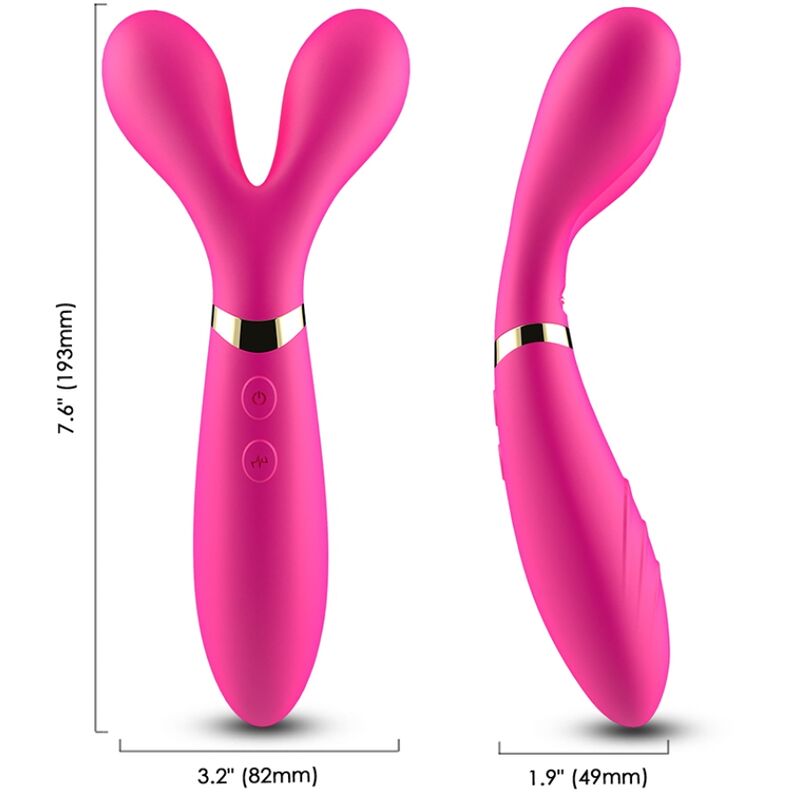 masseur wand double tête fuchsia Y-Wand Armony, photo principale