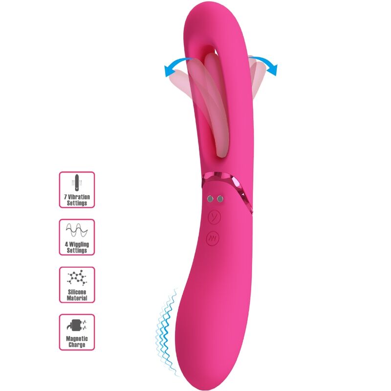 vibromasseur point G 7 vibrations rose Lexie Romance vue 1 sur 10