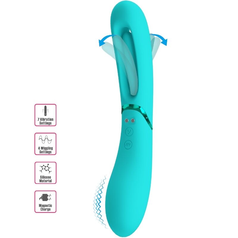 vibromasseur point G 7 vibrations bleu Lexie Romance vue 1 sur 9