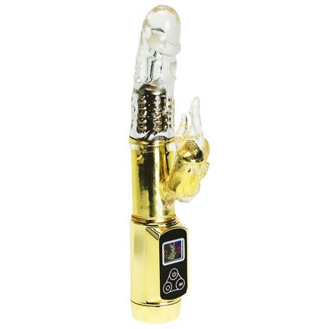 Vibromasseur rabbit rotatif doré Siberia Passion Baile photo principale