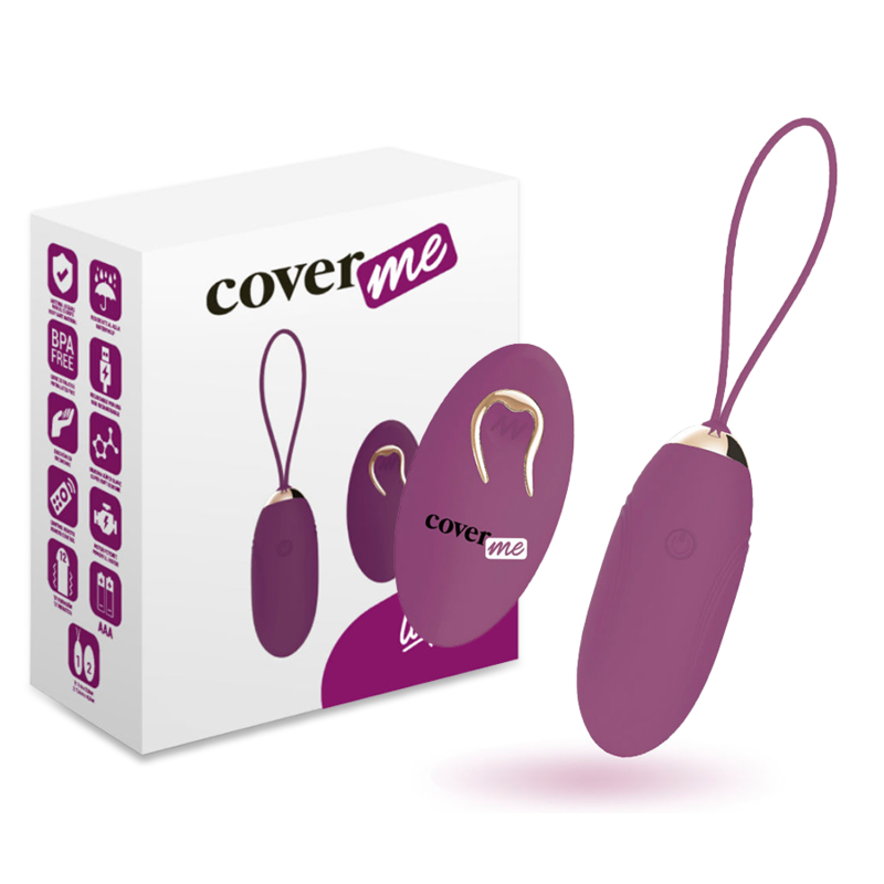 œuf vibrant télécommandé rechargeable lilas Lapi Coverme, photo principale