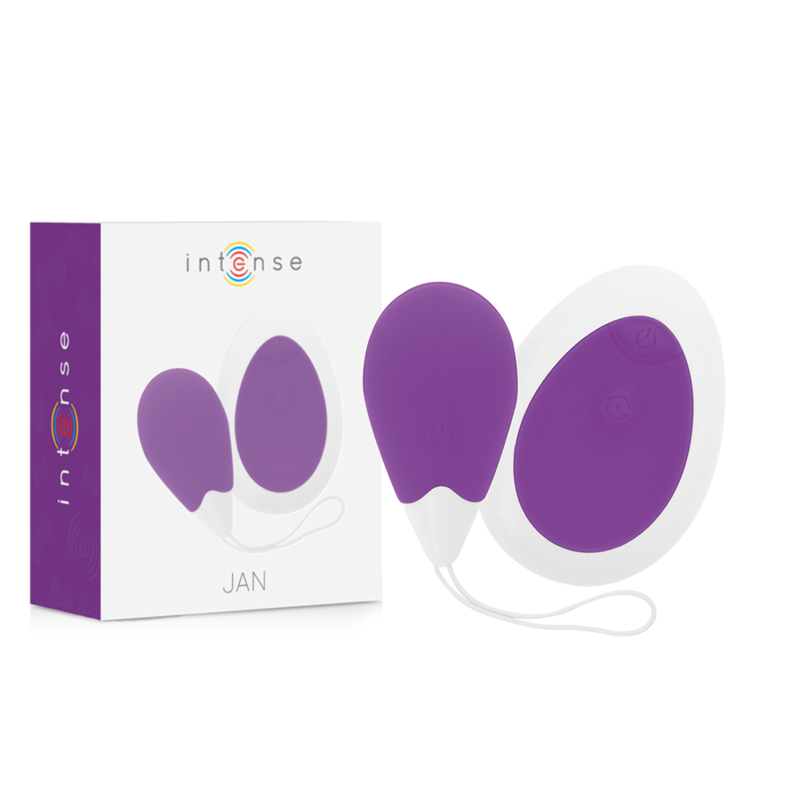œuf vibrant télécommandé rechargeable lilas Jan Intense, photo principale
