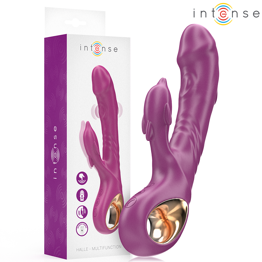 vibromasseur multifonction langue stimulante dauphin violet Intense Halle, photo principale