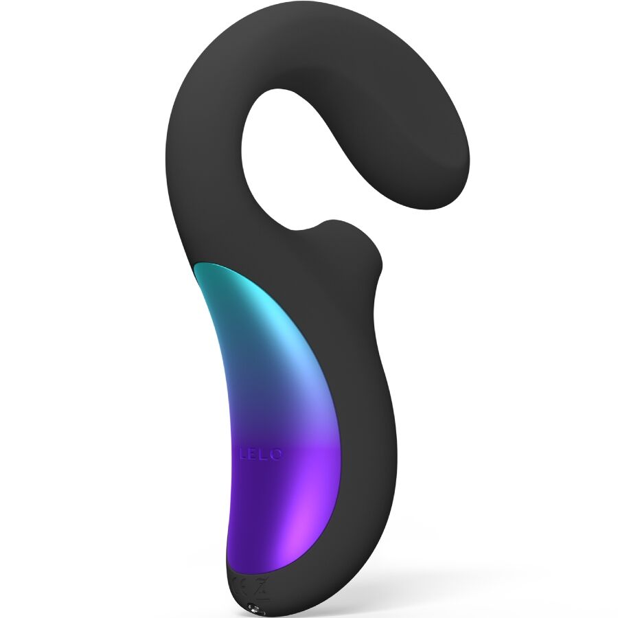 stimulateur point G et clitoris noir Enigma Wave Lelo vue 1 sur 5