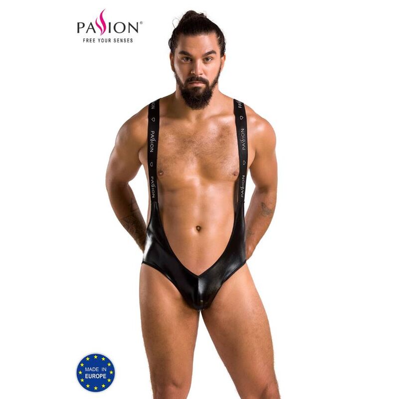 Body homme noir Passion Bruno 027, vue 1 sur 6