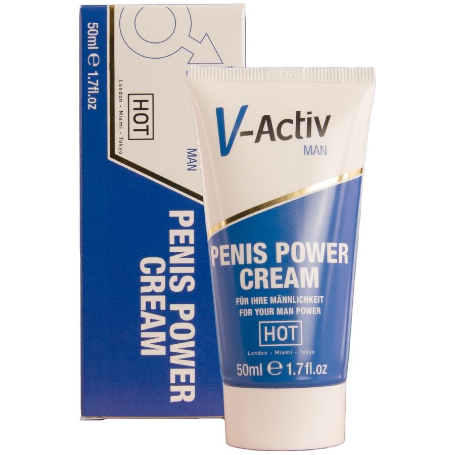 crème stimulante pour pénis Hot V-Activ 50 ml, vue 1 sur 7