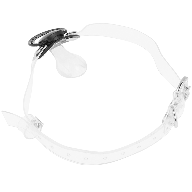 Bâillon sucette transparente Ohmama Fetish, photo principale