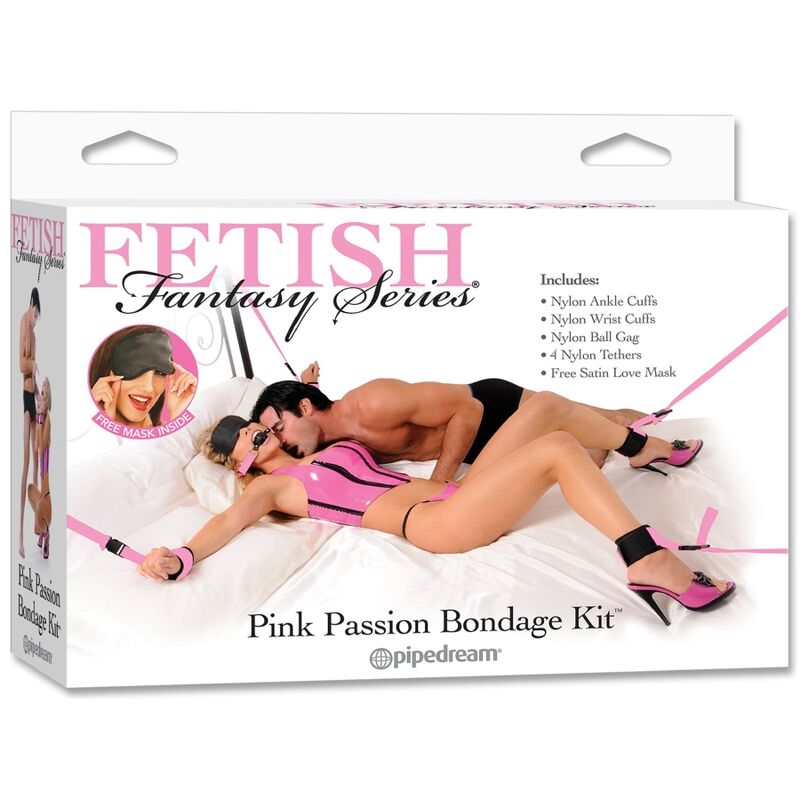 menottes en fausse fourrure rose Fetish Fantasy Series