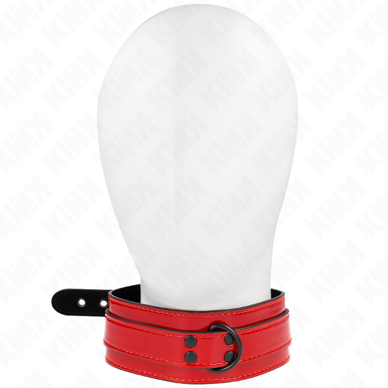 collier ajustable rouge vin 37,5-49,5 cm x 5 cm Kink photo principale