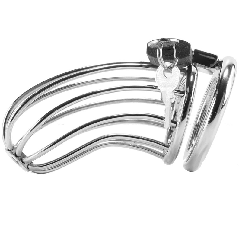 cage de chasteté en acier inoxydable modèle oiseau Metal Hard