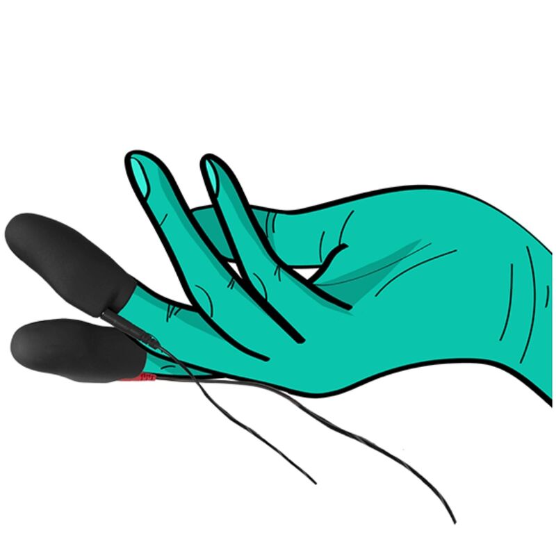 manchons conducteurs pour doigts électrostimulation Explorer ElectraStim, photo principale