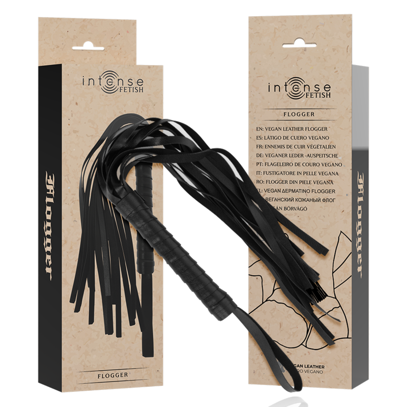 fouet fétiche en cuir végan Intense Fetish photo principale