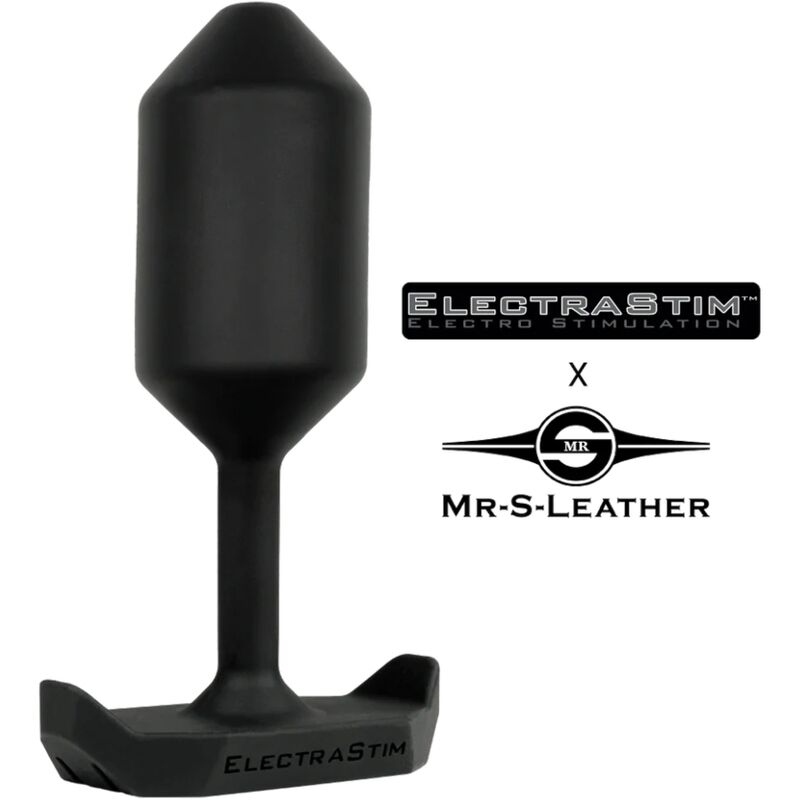 plug anal électrostimulation en silicone conducteur Mr S Leather ElectraStim, photo principale