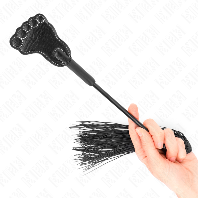 pagaie en forme de pied avec fouet à gland 31 cm Kink photo principale