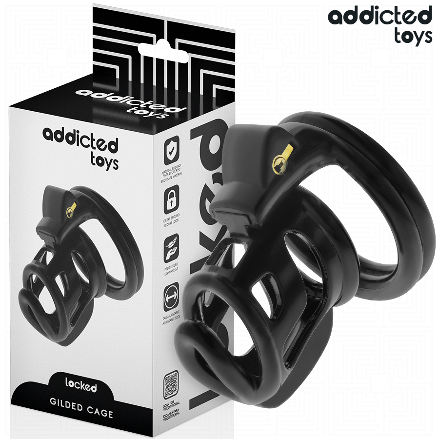 Addicted Toys Locked cage de chasteté Gilden Cage 8,5 cm, vue 1 sur 7