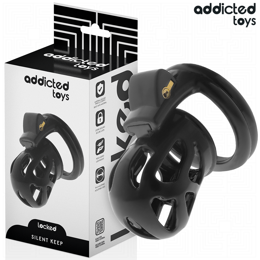 Addicted Toys Locked cage de chasteté silencieuse 7,5 cm, vue 1 sur 7