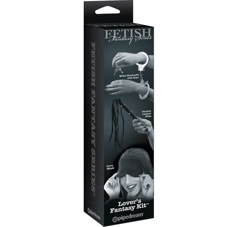 kit bondage édition limitée fouet menottes et masque Lovers Fantasy Fetish Fantasy, photo principale