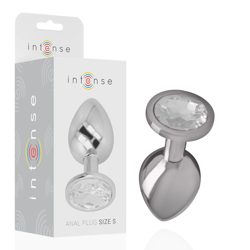 plug anal en métal bijou argenté taille S Intense, photo principale