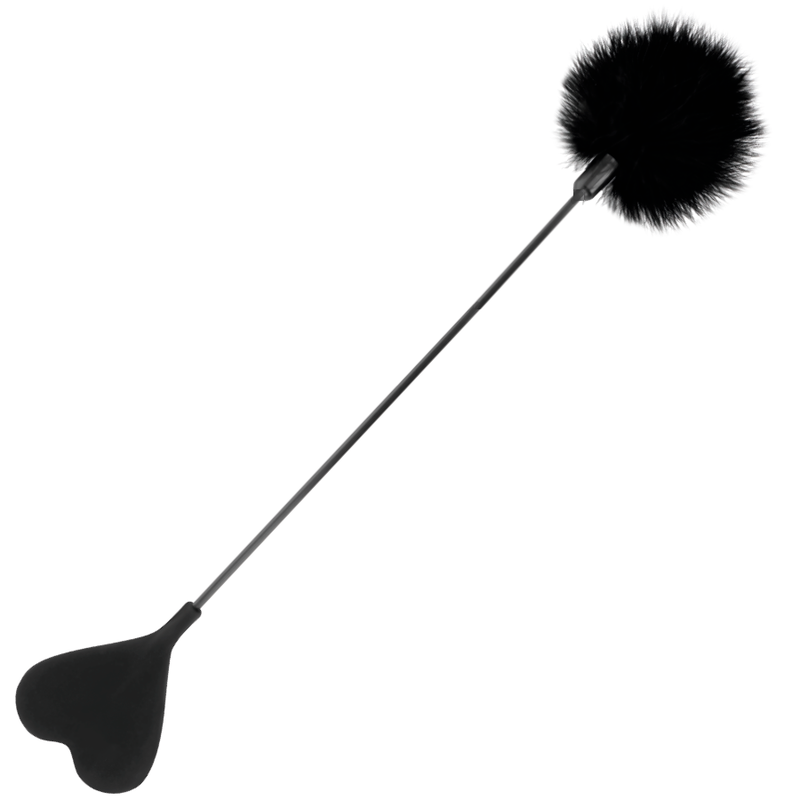 fouet à plume damour noir 40 cm Darkness, photo principale